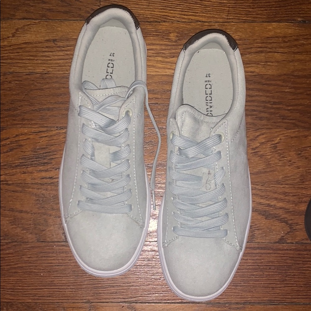 H&M divided women mint green sneakers